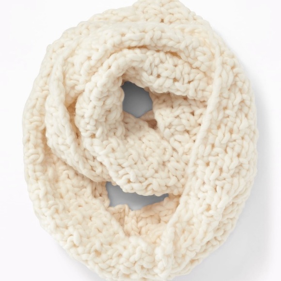 Chunky Basket Weave Knit Infinity Loop Snood Scarf - Picture 3 of 11